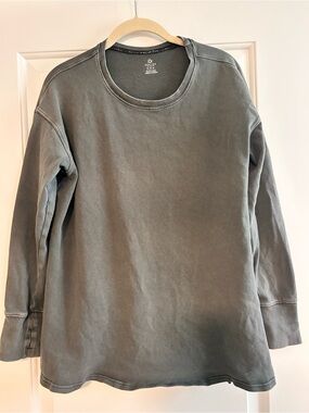Aerie Offline Long Sleeve Top - Gray